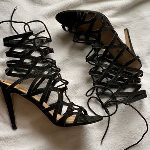 ALDO SUEDE STRAPPY SHOES